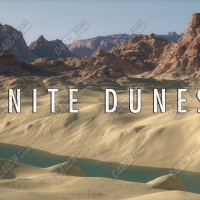 C4D预设 沙漠环境预设生成包 Infinite Dune