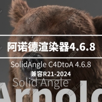 C4D阿诺德渲染器插件最新版下载 SolidAngle C4DtoA 4.6.8支持R21-2024