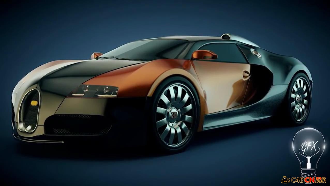 [3D Timelapse] Bugatti Veyron Modeling (Cinema 4D)_20151228215345.JPG