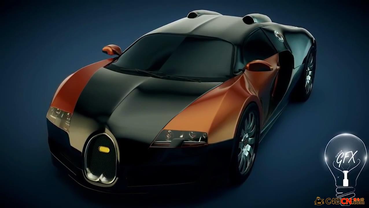 [3D Timelapse] Bugatti Veyron Modeling (Cinema 4D)_20151228215412.JPG