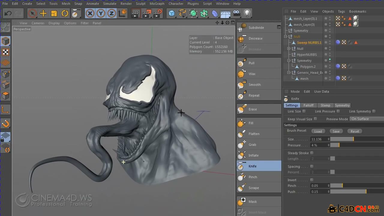 Tutorial 'Venom Sculpting in Cinema 4D' by cinema4dtutorialNET_2016010.jpg