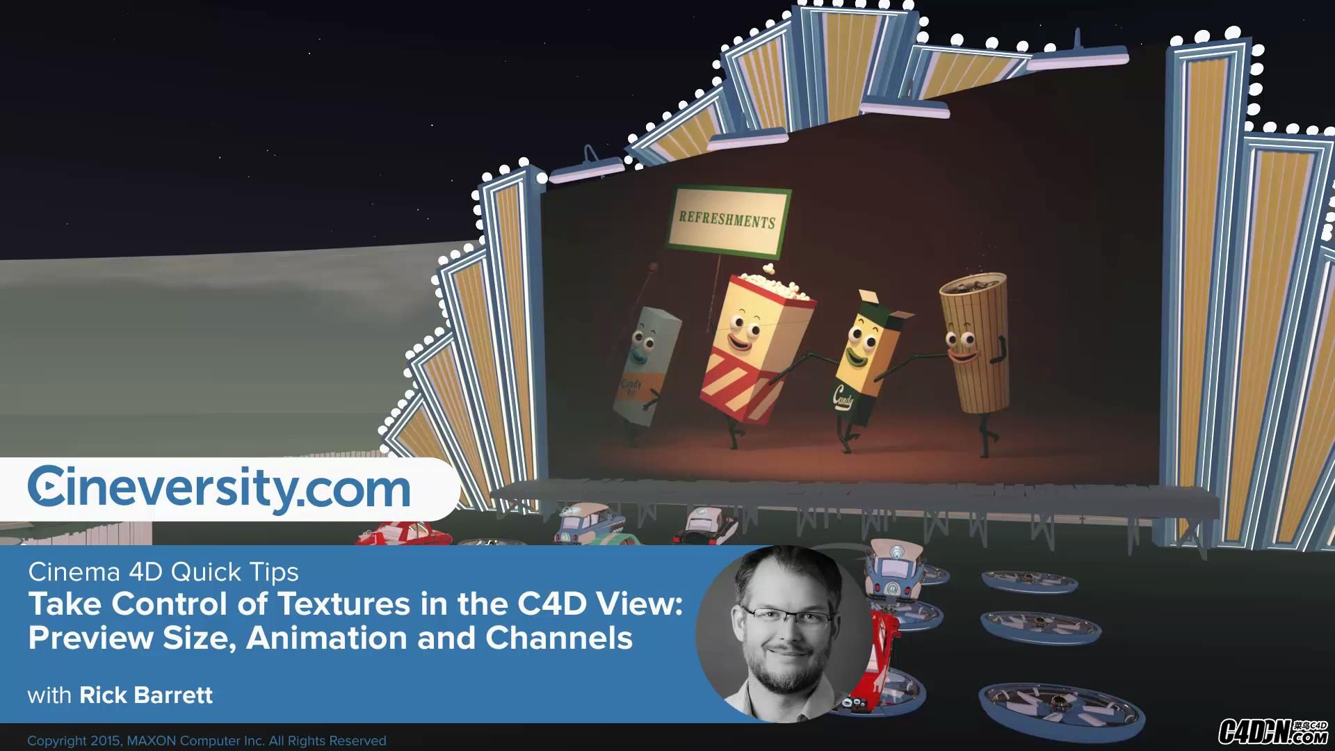 10 Take Control of Textures in the C4D View Preview Size, Animation and Channels.jpg