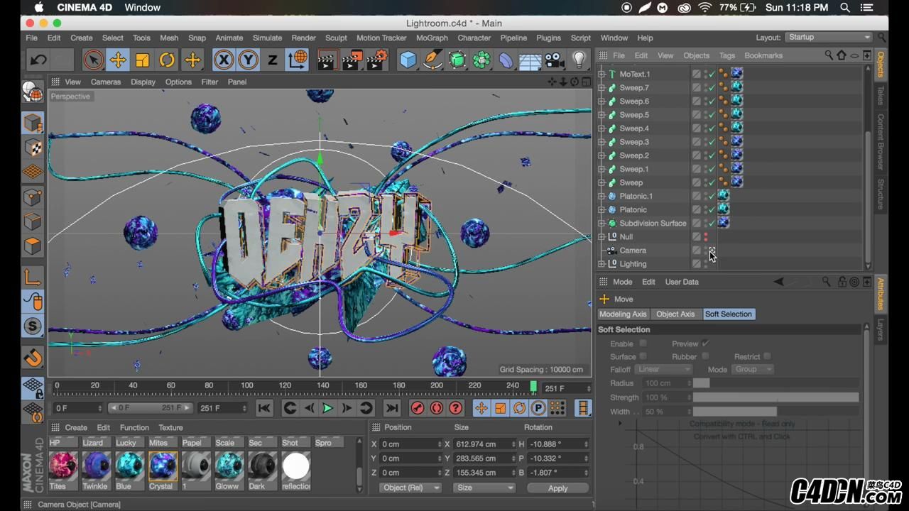 Tutorial- Sick Abstract Text Effect - C4D R17 by Qehzy_20160928223043.JPG