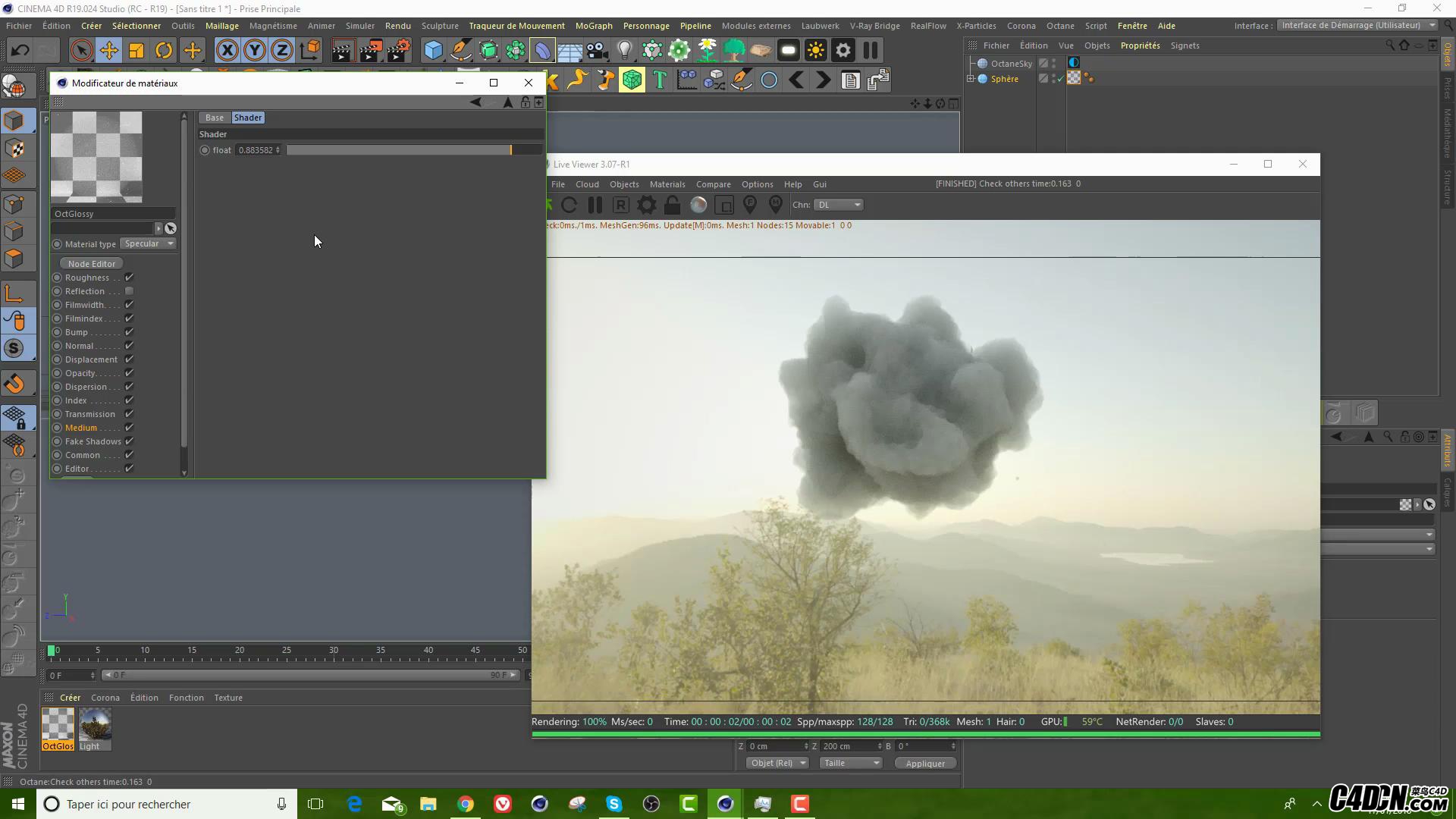 Tutorial Cinema4D _ make volumetric cloud for octane render and corona render_20.jpg