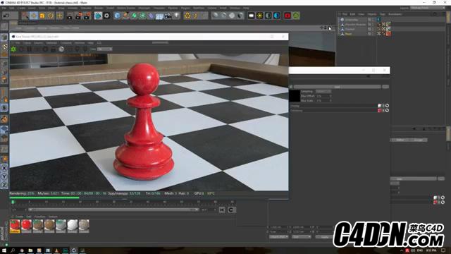 Cinema 4D Tutorial - Chess Set in Octane Render_20180121221232.JPG