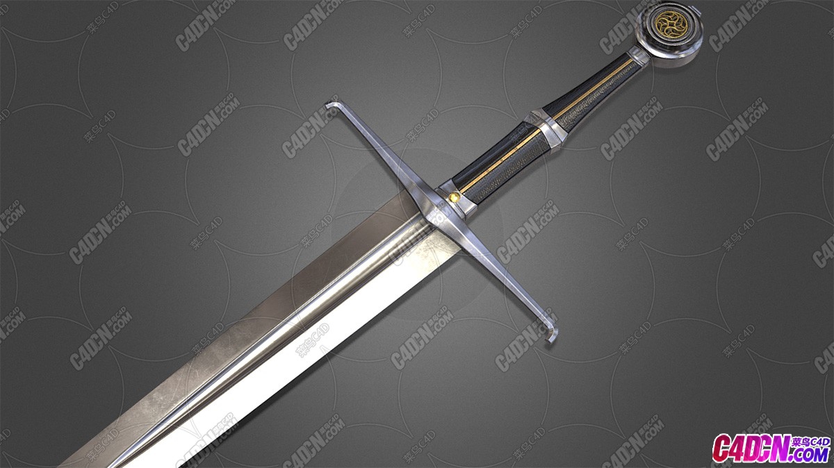 “哥特式”长十字剑模型