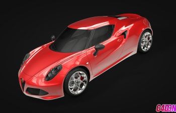 ŷܳC4Dģ Alfa Romeo luxury sports car