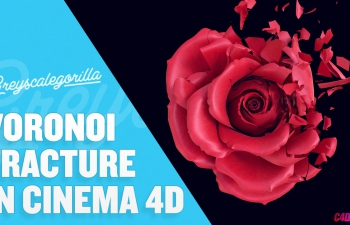 C4D R18鹤ʧõ廨̳ Shatter An Object In Cinema 4D R18 with Voronoi Fracture