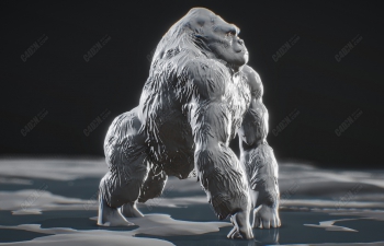C4Dɵģ Gorilla sculpture model