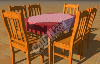 C4DľʲϼҾģ dining table