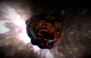 C4D̫ʯģ space meteorite model