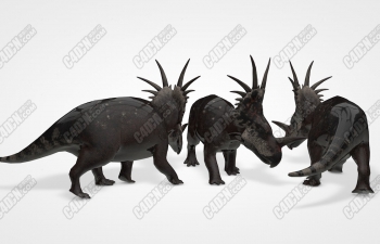 C4Dģ- Styracosaurus albertensis