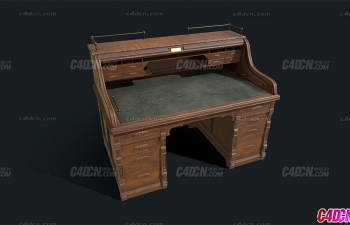 C4D¹̨Ҿģ Antique Bireau Desk