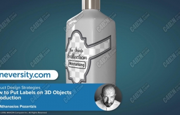 C4D如何在3D模型对象上贴标签UV绘制教程 How to Put Labels on 3D Objects Introduction