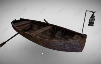 C4Dϻͧľͨģ old rowing boat