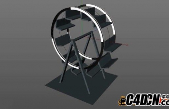 C4Dתֶ̳ Cinema 4D C Ferris Wheel Mechanics Tutorial