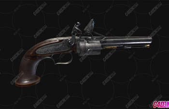ʯǹģ Collier Flintlock Revolver