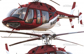 ֱģ Bell 407 Helicopter