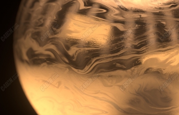 Octane渲染器C4D液体黄金材质 Liquid Gold Material