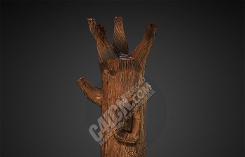 C4D老木头枯树干模型