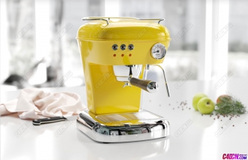 ɫȫԶȻϻC4Dģ Orange automatic coffee machine beverage machine