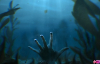 DT数字导师 - 在CINEMA 4D和After Effects中设计水下手掌惊悚恐怖场景合成C4D教程（含