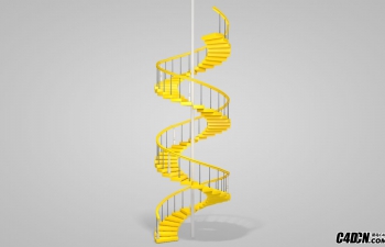 C4Dģ stairs 3d model