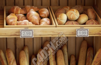 C4Dʳչʾģ Bread Shelves