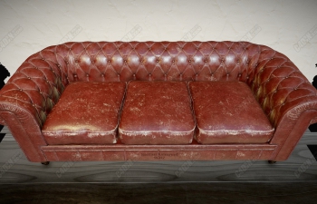 C4DƾĥƤɳĮģ Old leather sofa model