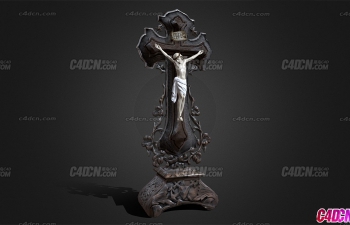 C4Dʽ̼̳ʮּģ Vintage Altar Cross