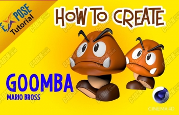 C4Dͨżнģ߽̳ Cinema 4D Tutorial - Model Goomba (Mario Bros)