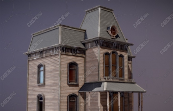 C4DʽС¥ģ Gothic Mansion