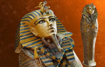 CINEMA4D埃及图坦卡蒙石棺高精度三维模型下载