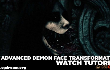 Cinema 4Dħ沿Ч̳ - Advanced Demon Face Transformation in Cinema 4D