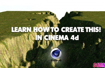 ûɽȺӴνģ̳ CINEMA 4D Tutorial-Landcape creation