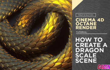 OctaneȾδӵƬṹģȾƽC4D̳  Cinema 4D And Octane Render - How To Create