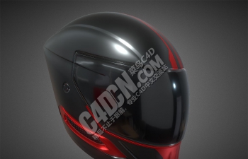 C4DĦгͷװģ Motor Helmet
