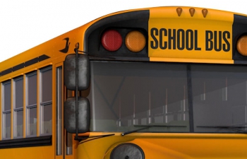 C4D学校巴士学生校车公共汽车交通C4D模型