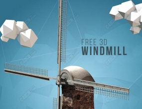 C4D糵ģ Windmill model