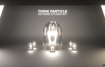 C4D Octane渲染器思维粒子预设（含教程） Think Particle - Octane Studio Kit V1.3