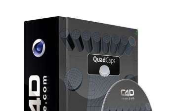 Cinema 4DԶνģ - C4DZone Quad Caps v1.0 for Cinema 4D
