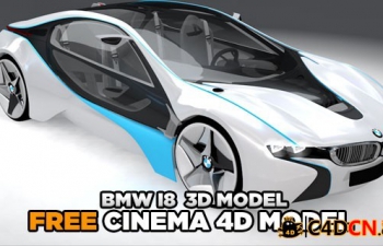 C4DI8ģBMW I8 FREE 3D MODEL C4D