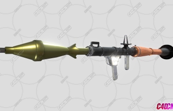 C4D翸ھģ RPG-7 missile launcher