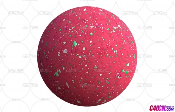 C4D玫瑰色水磨石材质球贴图素材下载(4K分辨率)