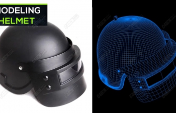 C4Dģ̳ Modeling Helmet PUBG Level 3 in Cinema 4D Tutorial