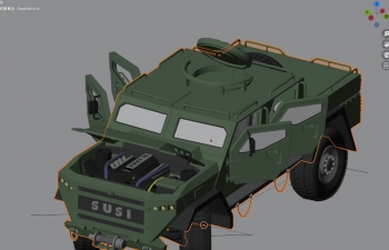 C4Dװ׳ģ SISU GTP 4x4 Armored Vehicle