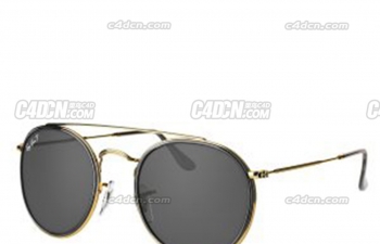 ˿̫ī۾ģ Round Double Bridge Sunglasses Gold