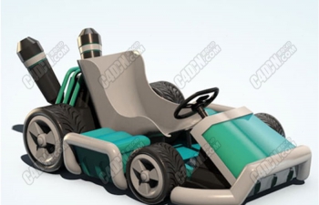 ͨСC4Dģ Cartoon style bumper car toy car