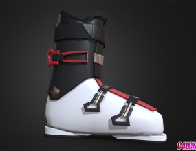 C4DͨģɽЬģ Ski Boot