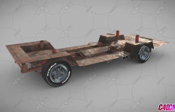 ͨģ Low Poly Muscle Car Chassis